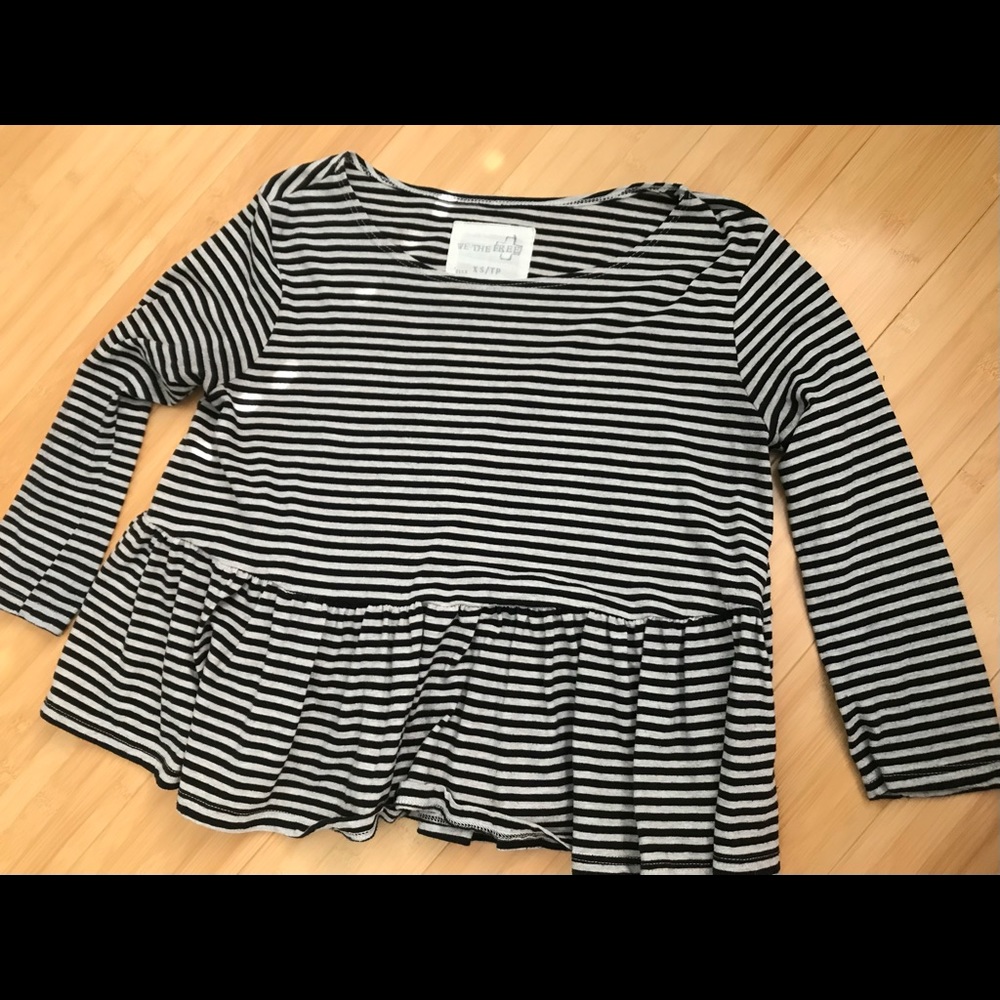 free people striped top